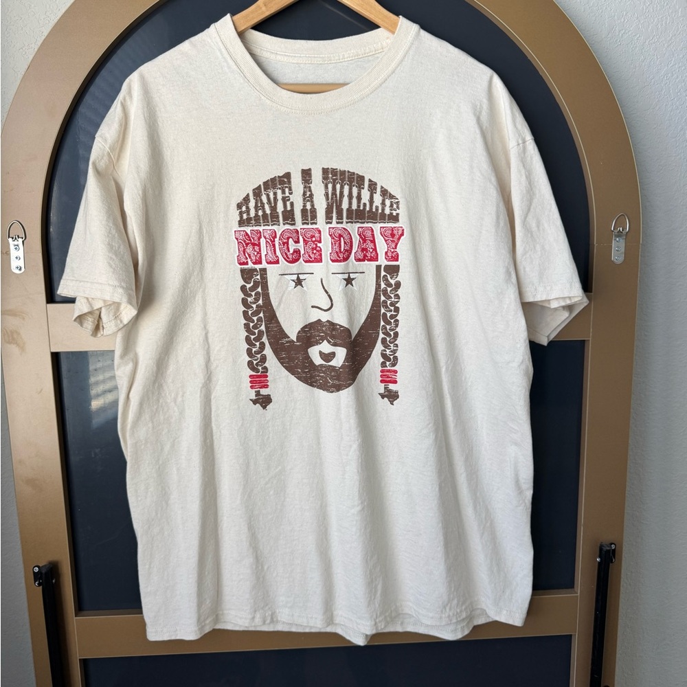 Have a While Nice Day Cream Shirt